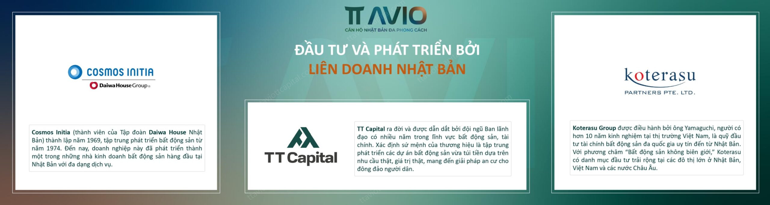 TT Avio – Dự Án Hợp Tác Liên Doanh Nhật Bản